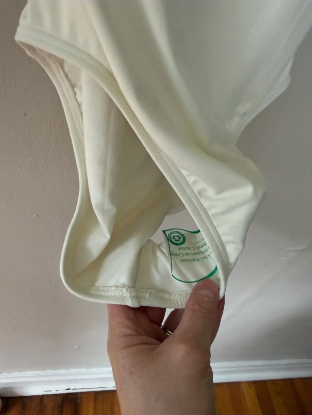 NWT Kate Spade White Pearl-Strap one piece swimsuit XS